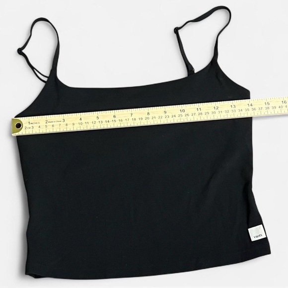 Vuori black spaghetti strap tank top - Picture 4 of 5